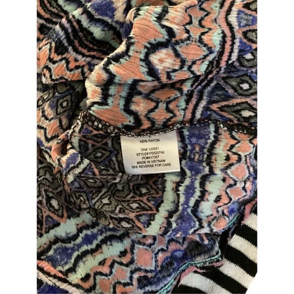 Pink Rose Boho Aztec Dress Bohemian Indie Beach Coastal Vacation Travel - Picture 7 of 9